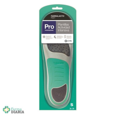 FARMALASTIC FEET PLANTILLAS ACTIVIDAD INTENSIVA TALLA S 2 U