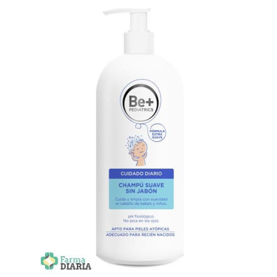 BE+ PEDIATRICS CHAMPU SUAVE SIN JABON 300 ML