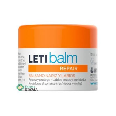 LETIBALM REPAIR BALSAMO NARIZ Y LABIOS PEDIATRICO 10 ML