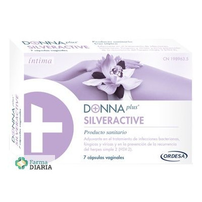 DONNA PLUS SILVERACTIVE 7 CAPSULAS VAGINALES