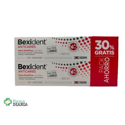 BEXIDENT ANTICARIES PASTA DENTIFRICA 2 X 125 ML