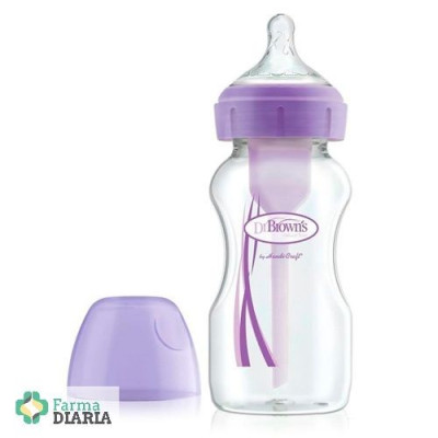 DR BROWN'S OPTIONS+ BIBERON BOCA ANCHA +0M NIVEL 1 270 ML