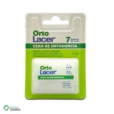 ORTO LACER CERA ORTODONCIA 7 BARRITAS