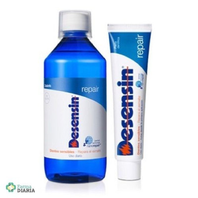 DESENSIN REPAIR COLUTORIO 500 ML + PASTA DENTIFRICA 75 ML