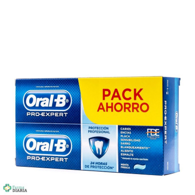 ORAL B PRO EXPERT PROTECCION PROFESIONAL PASTA DENTIFRICA 2 X 100 ML