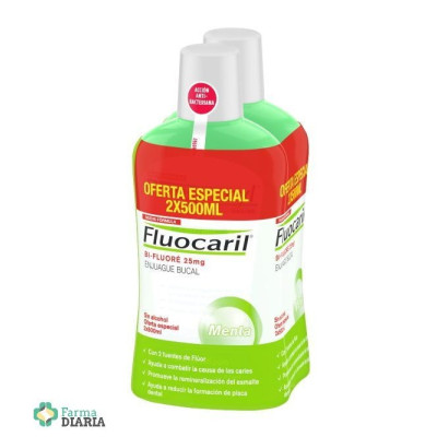 FLUOCARIL BI-FLUORE COLUTORIO DUPLO 2 X 500 ML