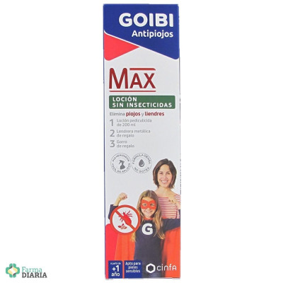GOIBI ANTIPIOJOS MAX LOCION SIN INSECTICIDAS 200 ML