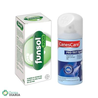 FUNSOL POLVO 60 G + CANESCARE SPRAY 150 ML