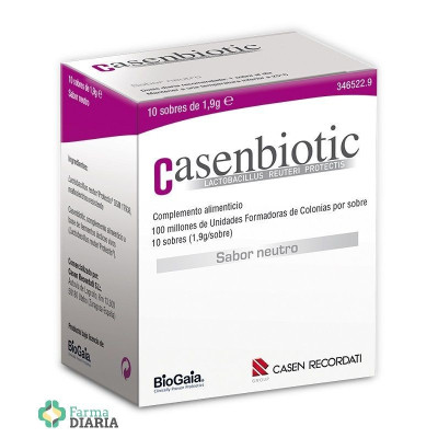CASENBIOTIC SABOR NEUTRO 10 SOBRES