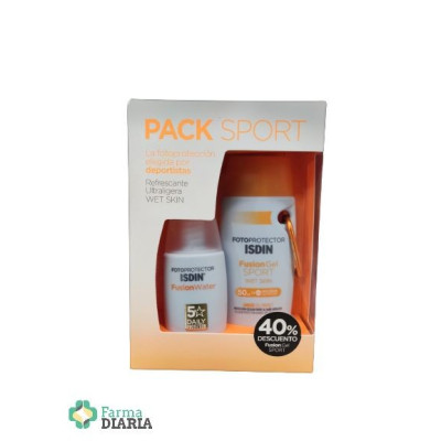 ISDIN FOTOPROTECTOR PACK SPORT FUSION GEL 100 ML + FUSION WATER 50 ML