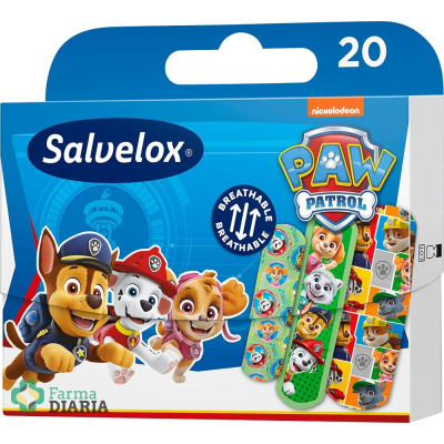 SALVELOX TIRITAS PAW PATROL 20 U