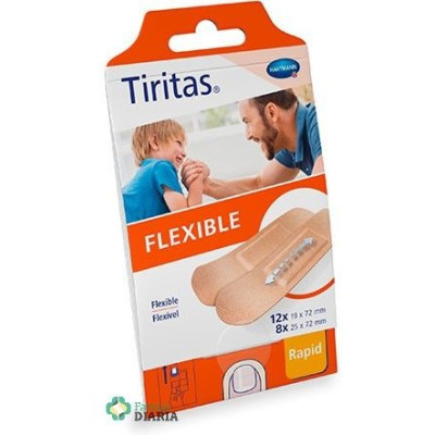 TIRITAS FLEXIBLE RAPID SURTIDAS 20 U