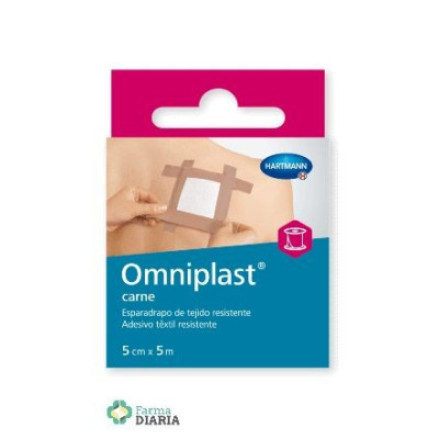 ESPARADRAPO OMNIPLAST CARNE 5 M X 1,25 CM
