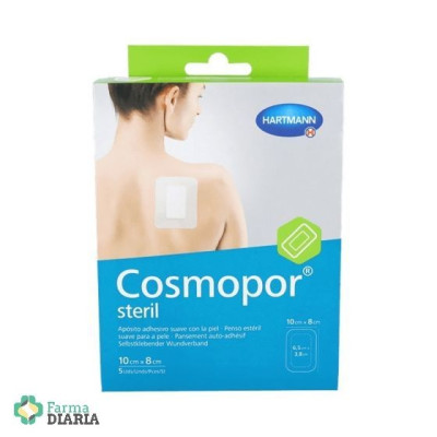 COSMOPOR STERIL 10 CM X 8 CM 5 U