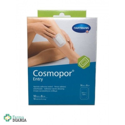 COSMOPOR ENTRY APOSITO ESTERIL 10 X 8 CM 10 U