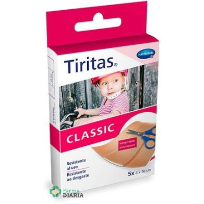 TIRITAS CLASSIC RECORTABLES + TIJERAS 5 U