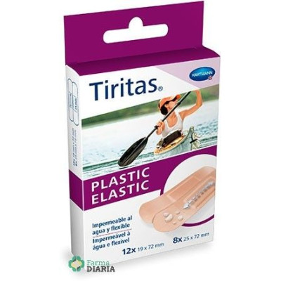 TIRITAS PLASTIC ELASTIC 20 U