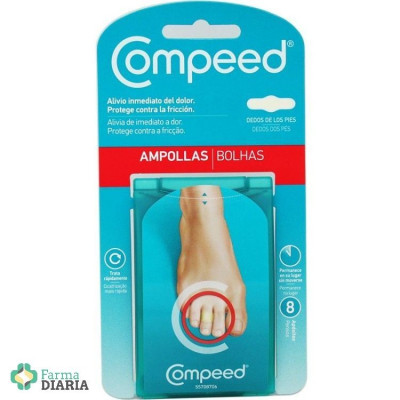 COMPEED AMPOLLAS DEDOS DEL PIE 8 U