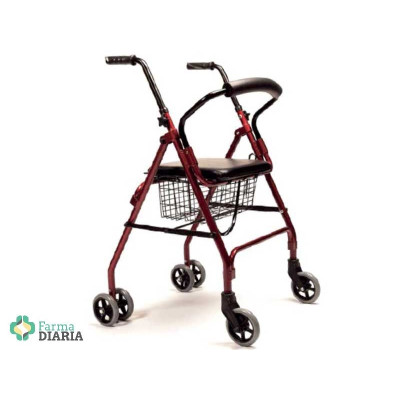 ANDADOR ROLLATOR FRENO PUSH