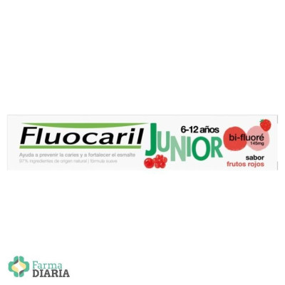FLUOCARIL JUNIOR SABOR FRUTOS ROJOS 75 ML