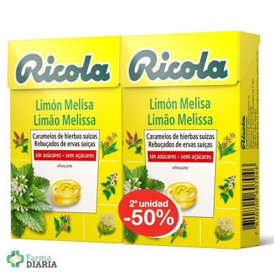 RICOLA LIMON MELISA DUPLO 50 G + 50 G