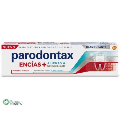 PARODONTAX ENCIAS + ALIENTO & SENSIBILIDAD BLANQUEANTE 75 ML