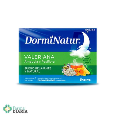 DORMINATUR VALERIANA 30 COMPRIMIDOS INFUSIONABLES