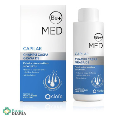 BE+ MED CAPILAR CHAMPU CASPA GRASA DS 150 ML