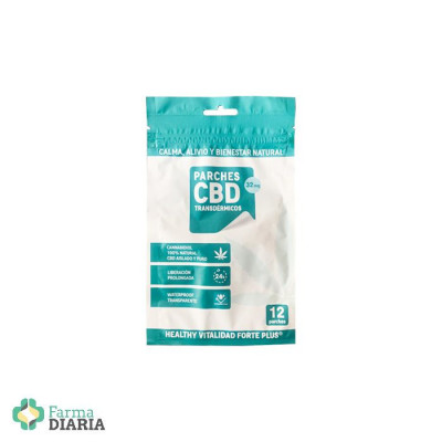 HEALTHY VITALIDAD FORTE PLUS PARCHES CBD 12 U