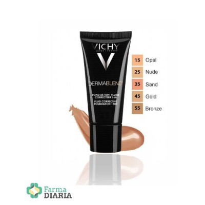 VICHY DERMABLEND MAQUILLAJE COLOR 45 GOLD 30 ML