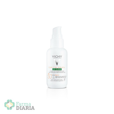 VICHY CAPITAL SOLEIL UV CLEAR WATER FLUID SPF50+ 40ml