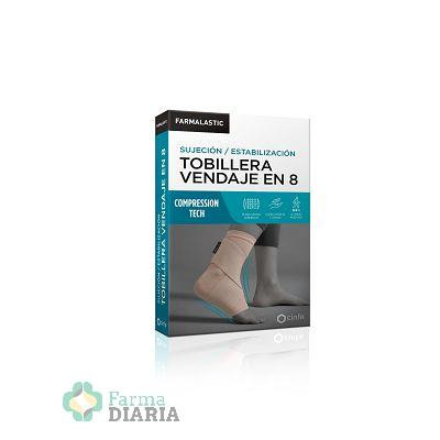 FARMALASTIC TOBILLERA VENDAJE EN 8 COMPRESSION TECH TALLA G