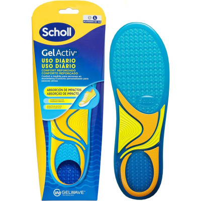 SCHOLL PLANTILLAS GELACTIVE USO DIARIO TALLA L 2 U