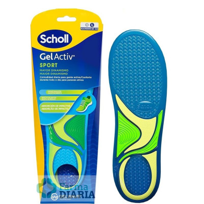 SCHOLL PLANTILLAS GELACTIVE SPORT TALLA S 2 U
