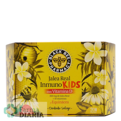 BLACK BEE PHARMACY JALEA REAL INMUNOKIDS 20 AMPOLLAS