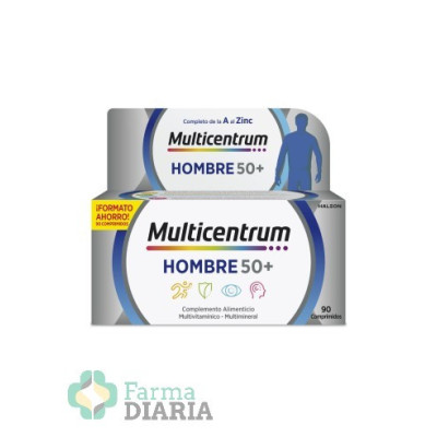 MULTICENTRUM HOMBRE 50+ 90 COMPRIMIDOS