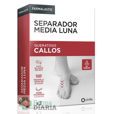 SEPARADOR MEDIA LUNA CALLOS FARMALASTIC 2 U