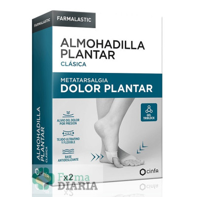 ALMOHADILLA PLANTAR CLASICA DOLOR PLANTAR FARMALASTIC 2 U