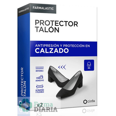 PROTECTOR TALÓN FARMALASTIC 2 U