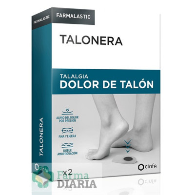 TALONERA DOLOR DE TALÓN FARMALASTIC TALLA MEDIANA 2 U