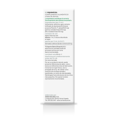 EQUINÁCEA EXTRACTO NATURAL SORIA NATURAL 50 ML