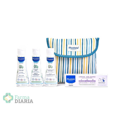 MUSTELA NECESER LITTLE MOMENTS RAYAS