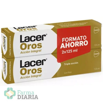 LACER OROS PASTA DENTIFRICA 2 X 125 ML