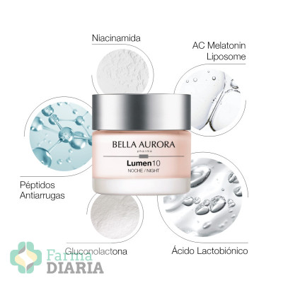 BELLA AURORA LUMEN10 CREMA NOCHE 50 ML
