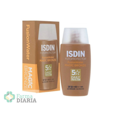 ISDIN FOTOPROTECTOR FUSION WATER SPF50+ COLOR BRONZE 50 ML