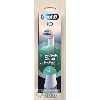ORAL-B IO INTERDENTAL CLEAN 2 UNIDADES