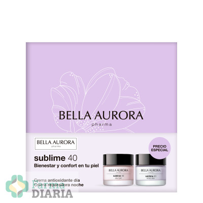BELLA AURORA SUBLIME 40 PACK CREMA ANTIOXIDANTE DÍA 50 ML Y CREMA REPARADORA NOCHE 50 ML