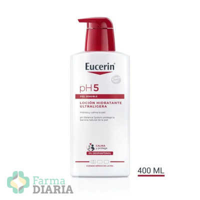 EUCERIN PH5 PIEL SENSIBLE LOCIÓN HIDRATANTE ULTRALIGERA 400 ML