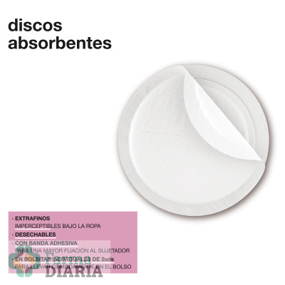 SUAVINEX DISCOS ABSORBENTES 60 + 30 U GRATIS