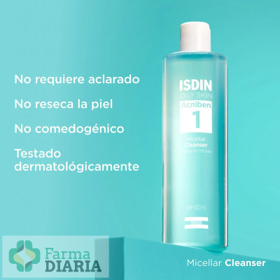 ISDIN ACNIBEN MICELLAR CLEANSER 400 ML